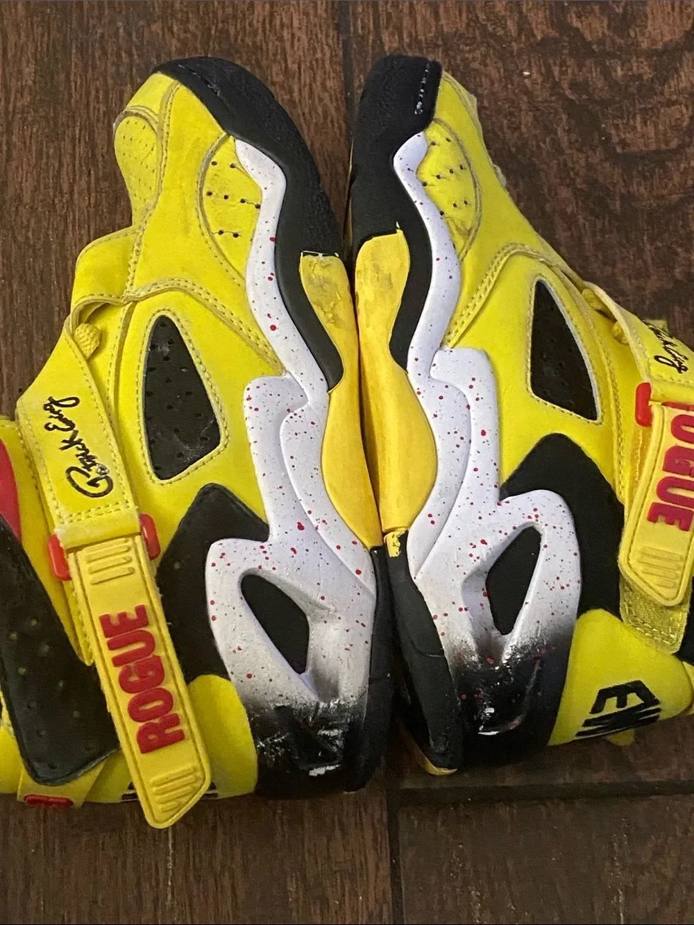Patrick Ewing Kids Yellow Basketball-Style Sneakers Kids Size 5 US